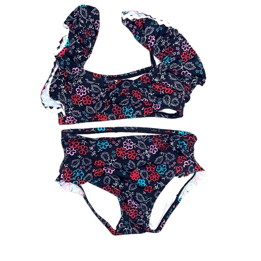 Janie and Jack Blue and Red Bikini Swimwear Size 12-18 months
